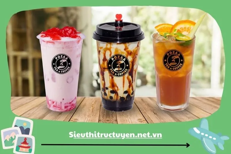 Pozaa Tea – Sự Quyến Rũ Từ Vị Trà Tự Nhiên Và Topping Đa Dạng
