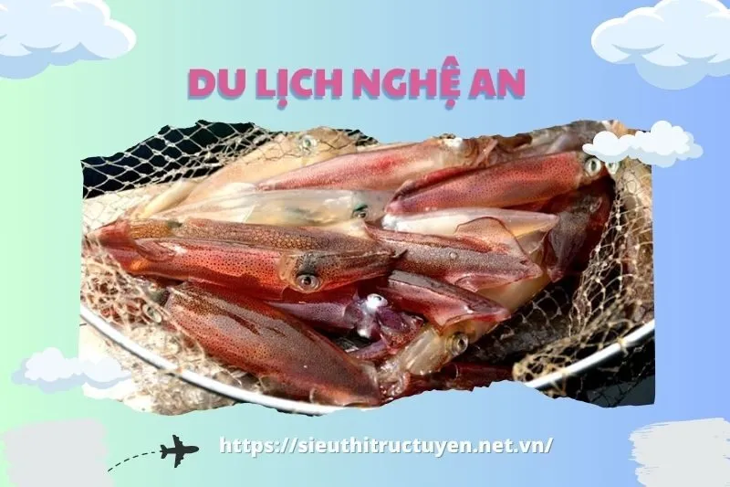 Đặc sản mực nhảy nướng Cửa Lò Nghệ An