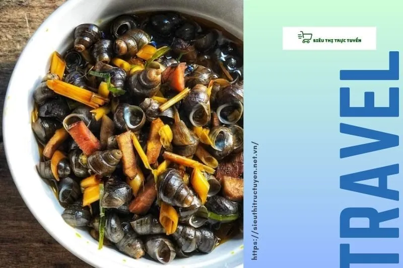 Hương vị đặc trưng của ốc xào Nghệ An